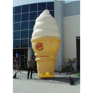 led inflatable ice cream model inflatable ice cream cone for advertising