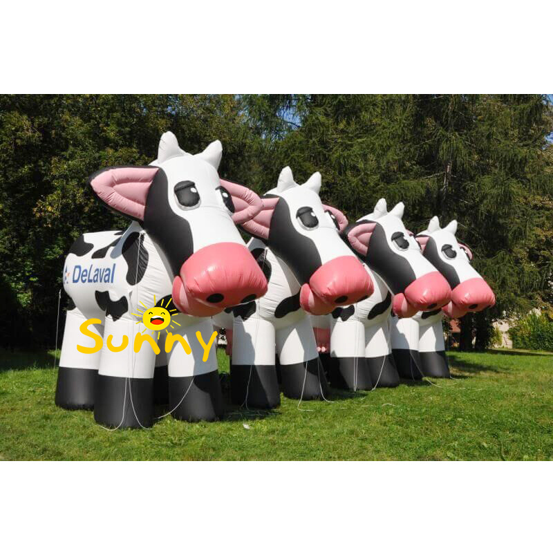 Customized Inflatable Advertising Giant Inflatable Cow Milk Cow For Outdoor