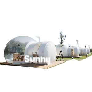 Wholesale PVC outdoor plastic air transparent camping hotel Igloo Dome Tent Bubble Tent