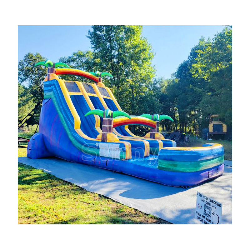 Customized Size Tobogan Inflable Bouncy Castle Inflatable Commercial Water Park Slide for Kids 1 Piece Trade Assurance Sunny