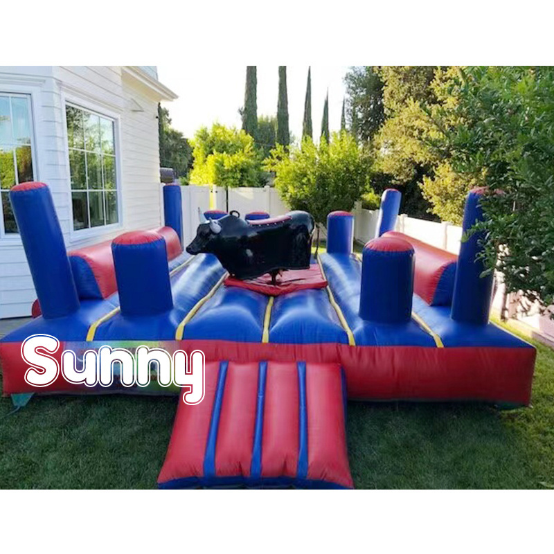 Factory Price amazing inflatable mechanical bull  for Adults/inflatable mechanical bull ride for sale