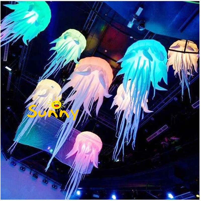 Hot Sale LED Lighting Inflatable Jellyfish Inflatable Decorating Jellyfish  For Home Party Supplies Ornament Outdoor