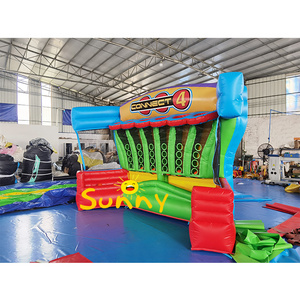 shoot four game connect 4 basketball sports challenge inflatables Target Shooting Inflatable Basketball