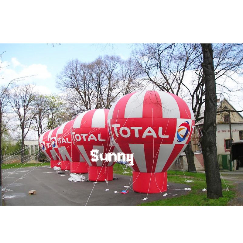 Cheap price advertising inflatable hot air ground balloon inflatable large custom balloons