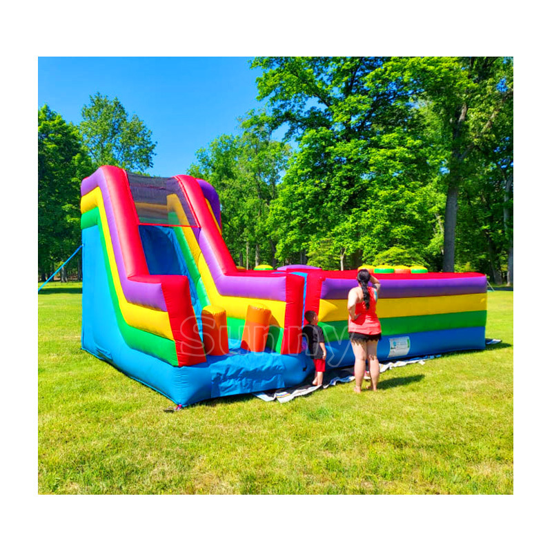 Customized Size Tobogan Inflable Bouncy Castle Inflatable Commercial Water Park Slide for Kids 1 Piece Trade Assurance Sunny