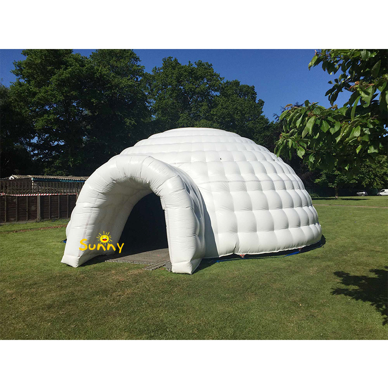 inflatable camping dome tent inflatable yurt for outdoor inflatable light party tent party dome