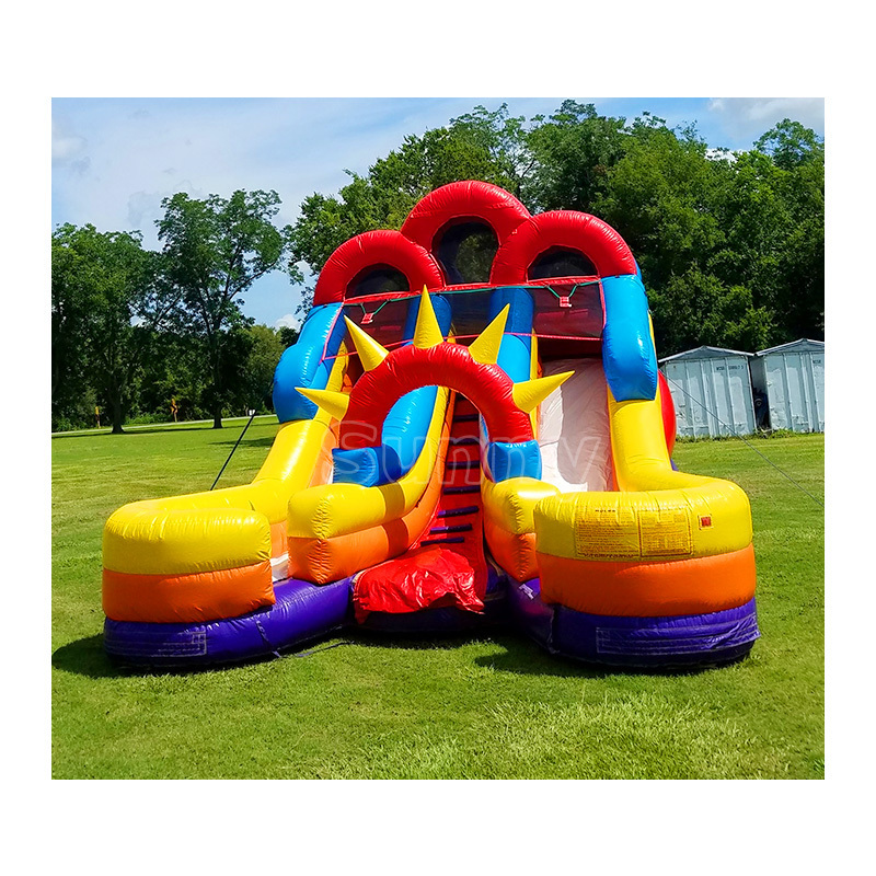 Backyard Tobogan Inflable Waterslides Bouncy House Jumping Castle Inflatable Ocean Water Slide 1 Piece Trade Assurance Sunny