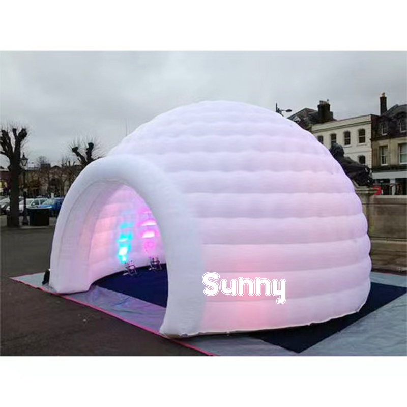 commercial inflatable igloo party tent pop up pubs tent inflatable bar tent for sale