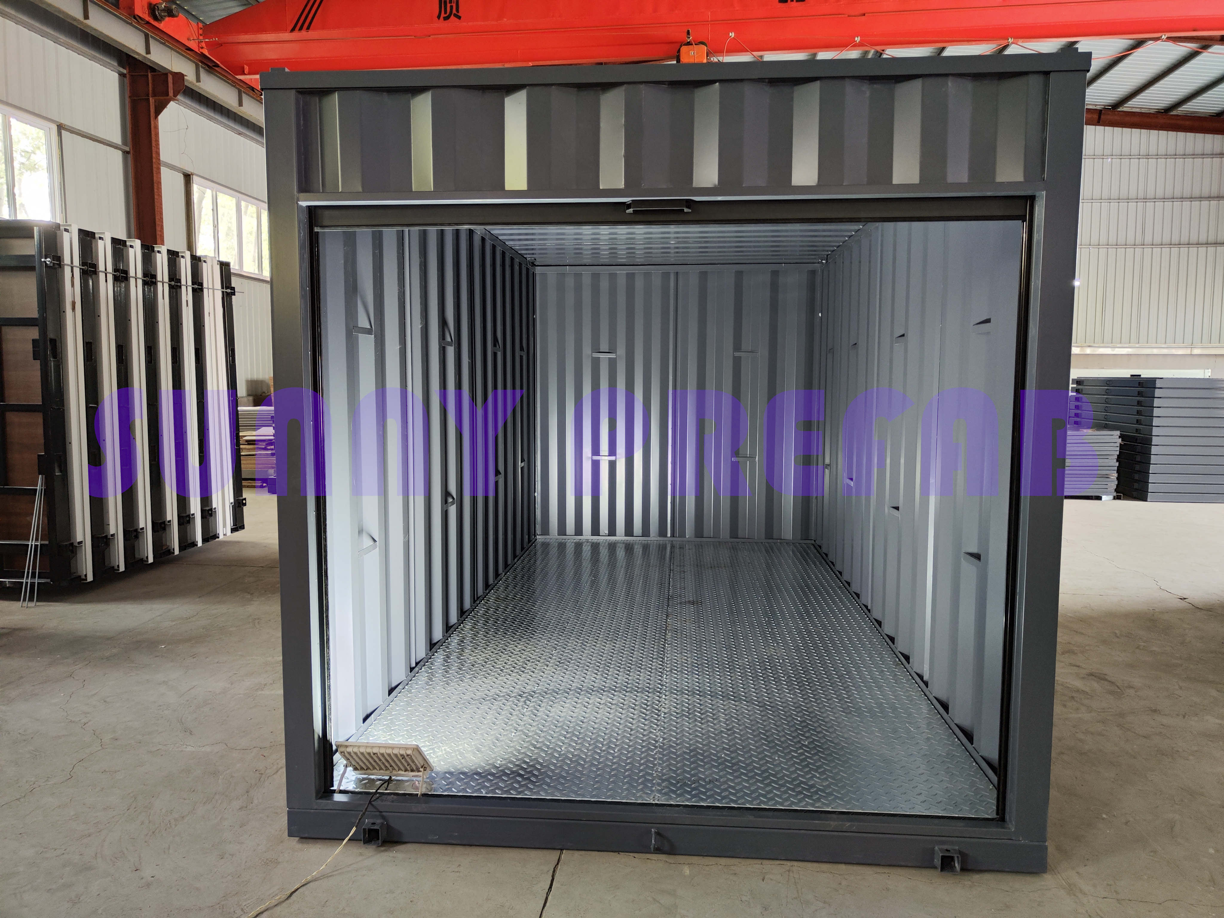 12' 16' 20'  feet DEMOUNTABLE steel assemble mobile moving foldable self storage portable storage container