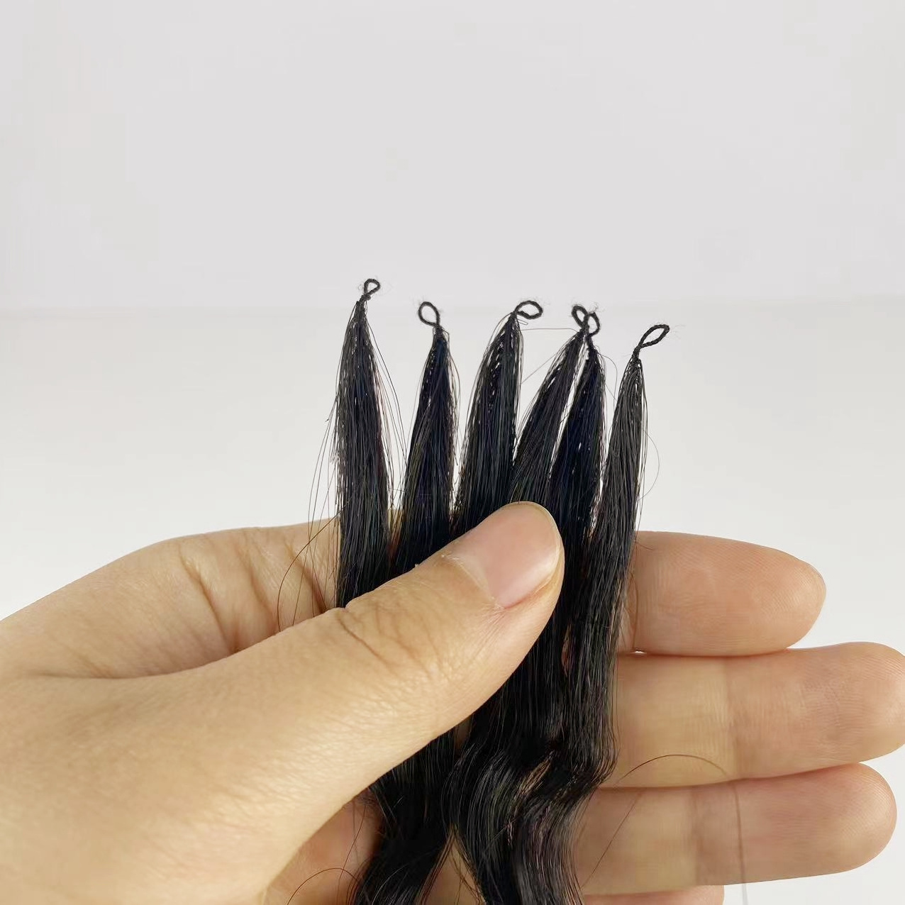 Hot-Selling feathers hair extensions deep wave micro link feathers tip hair weft feathers hair extension