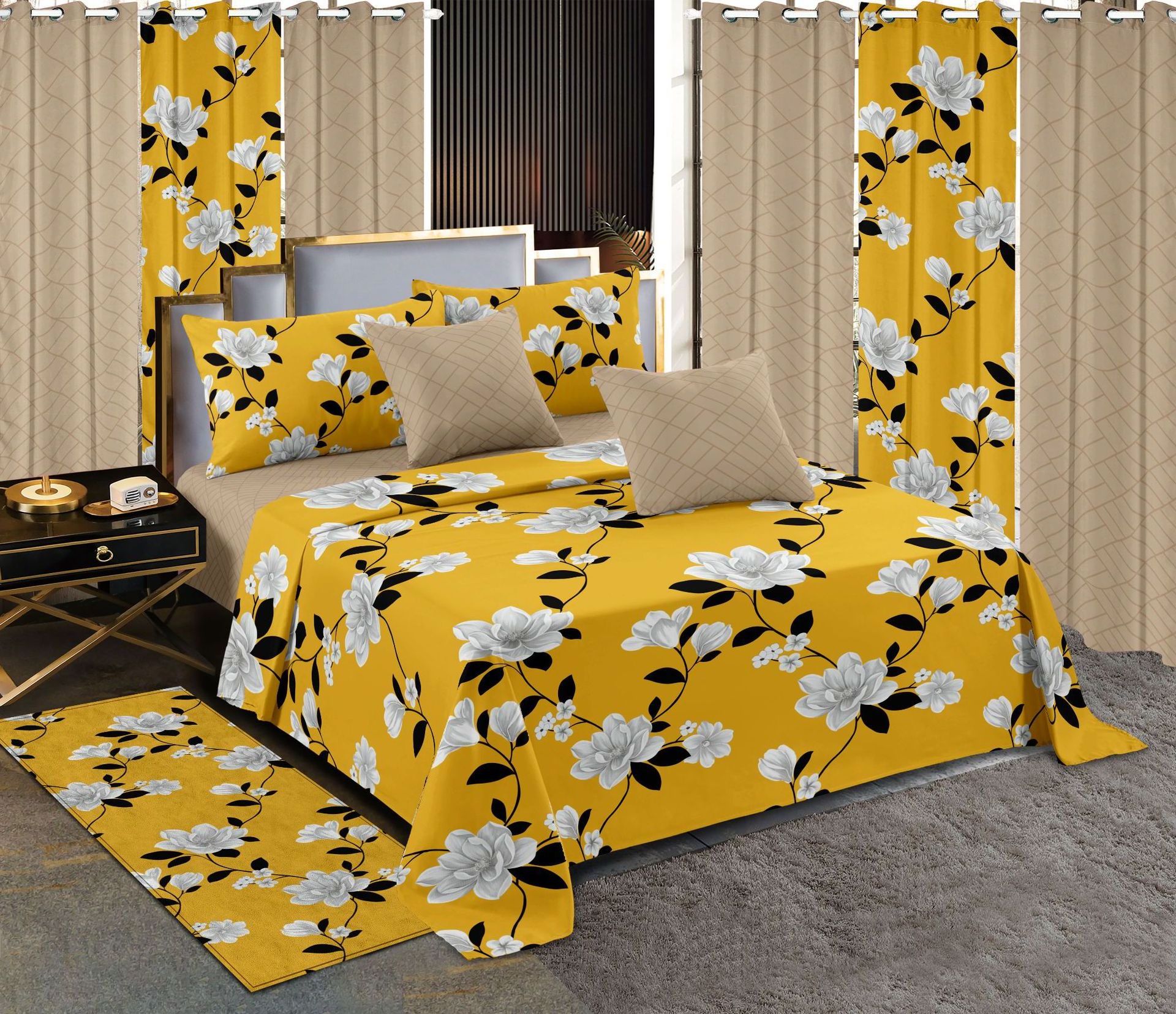 Sunny Textile 13-piece Bedding Sets With Matching Curtains Wholesale Duvet Cover Sets Foreign Trade Bedding Set