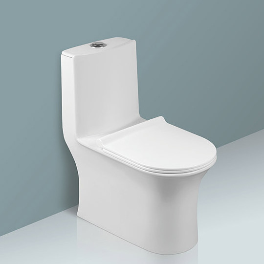 High quality European standard style pearl white color ceramic wc one piece bathroom toilets