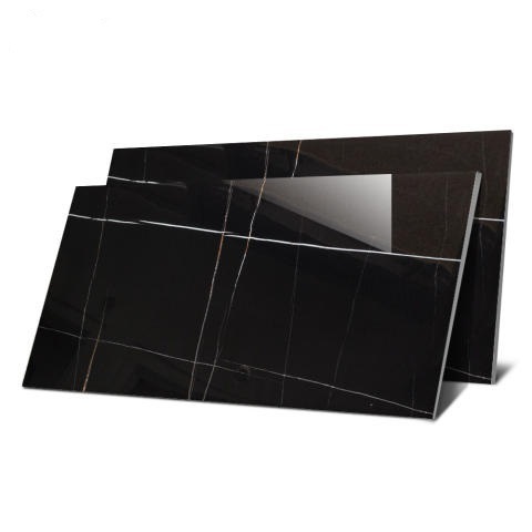 600X1200mm Glossy Black Forest Polished Porcelain Tile