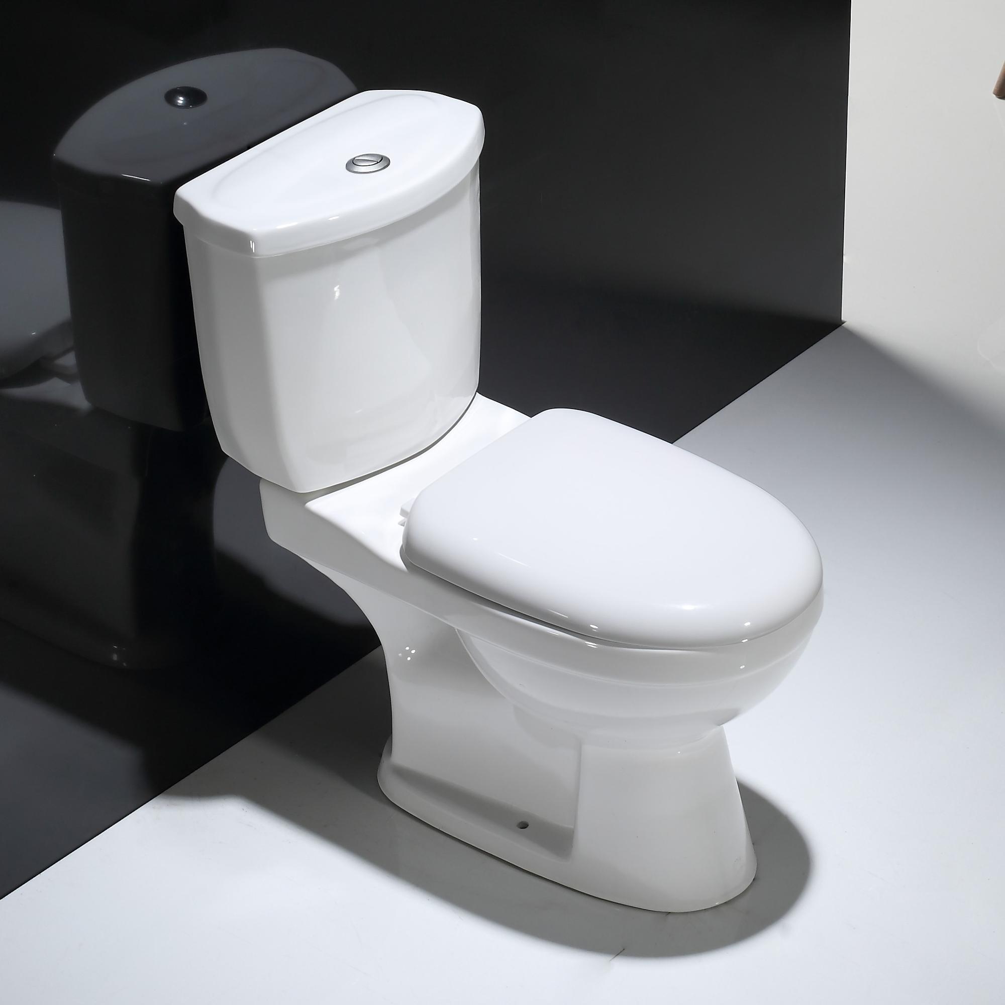 Ceramic Two Piece Toilet Slow down seat cover two piece wc Parma two piece toilet export to Africa