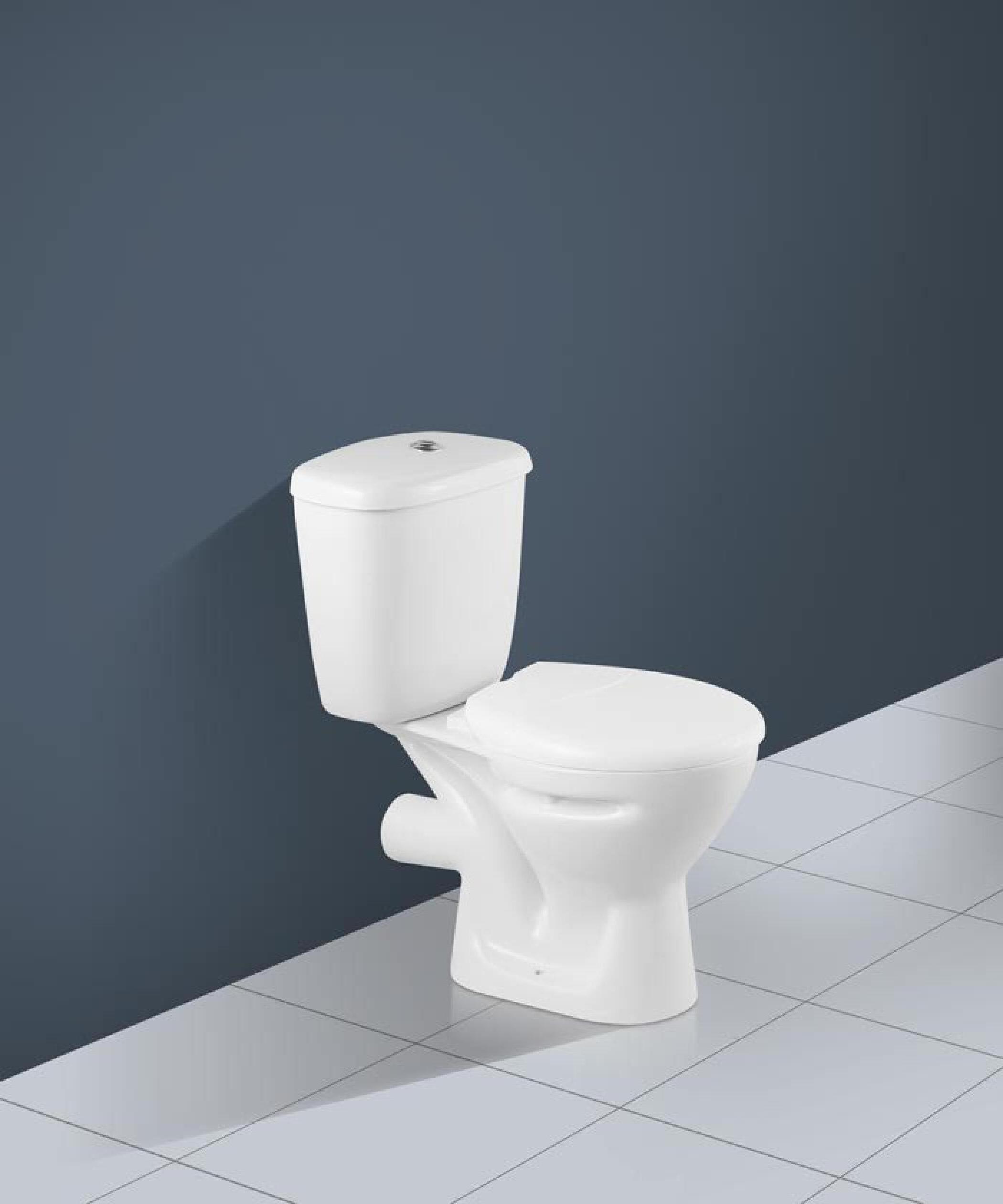 Cheap Toilet Pedestal Basin Sets Wash Down Ceramic 250mm Two Piece Toilet WC Bowl Closestool