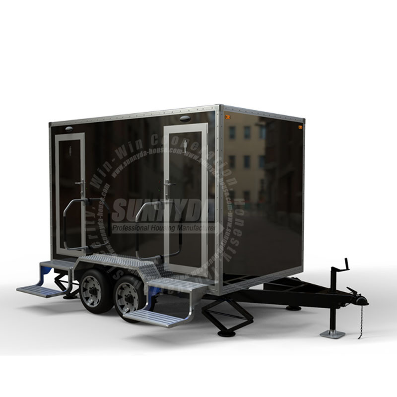 High End VIP Single Mini Mobile Portable Bathroom Luxury Trailer Toilet for Sale