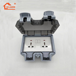 146 type 2 gang double Electrical wall waterproof switch socket box plastic pvc protect box