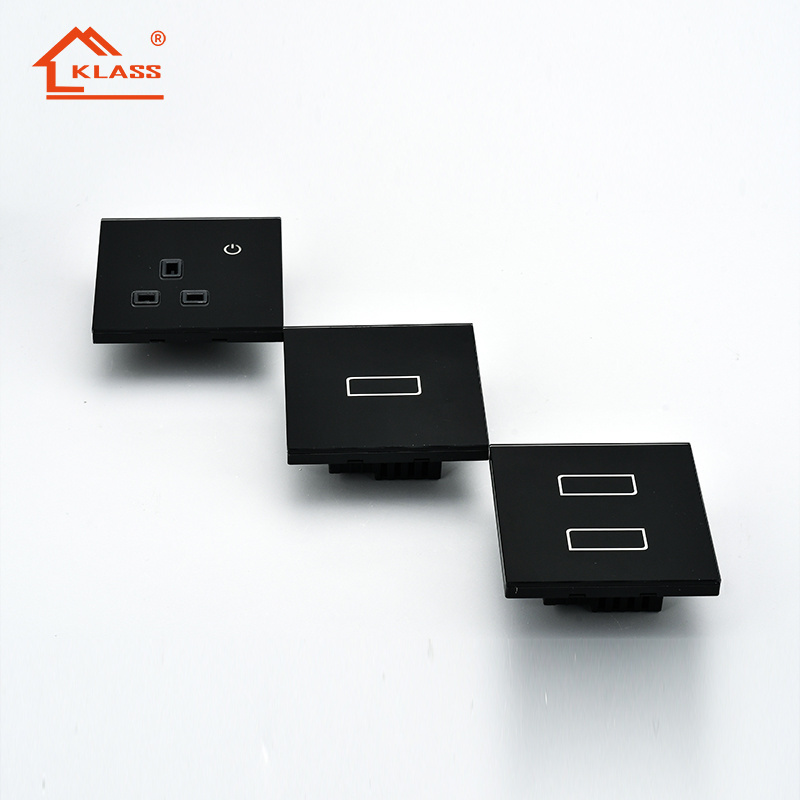 wifi smart knob Wireless z wave zigbee us wall windows touch switches with night light indicator