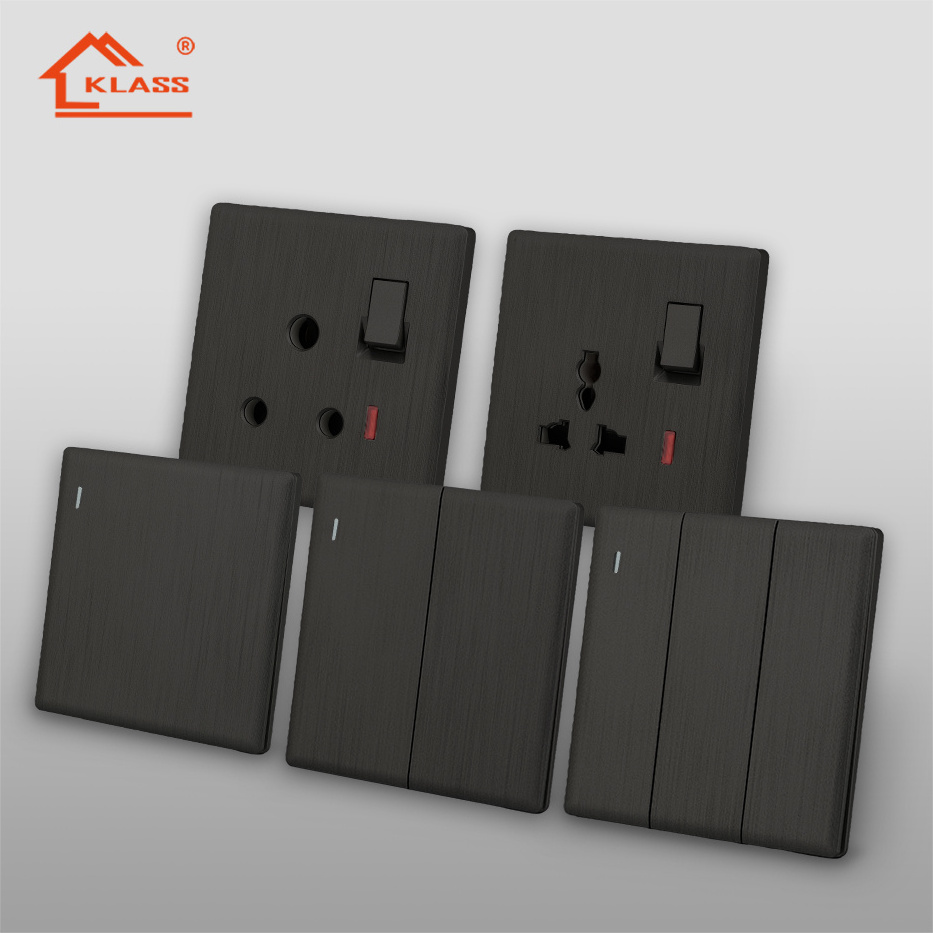 KLASS Wall Light Switch  Supplier Electric Interruptor Intelligent 3/5 Pin Universal Modern Light Switch