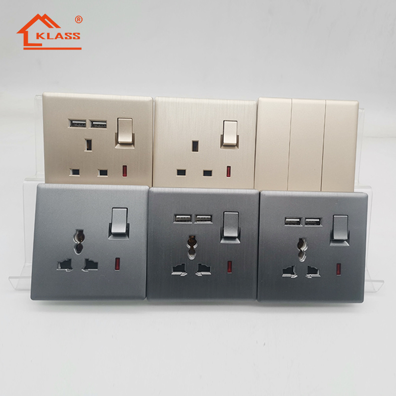 KLASS Wall Light Switch  Supplier Electric Interruptor Intelligent 3/5 Pin Universal Modern Light Switch