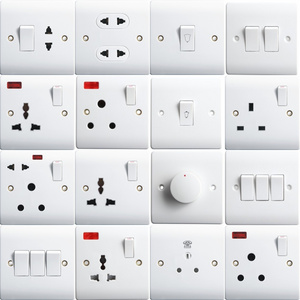 British Bakelite BS singleUK power wall electrical buster and punch luxury home light wall usb socket switches