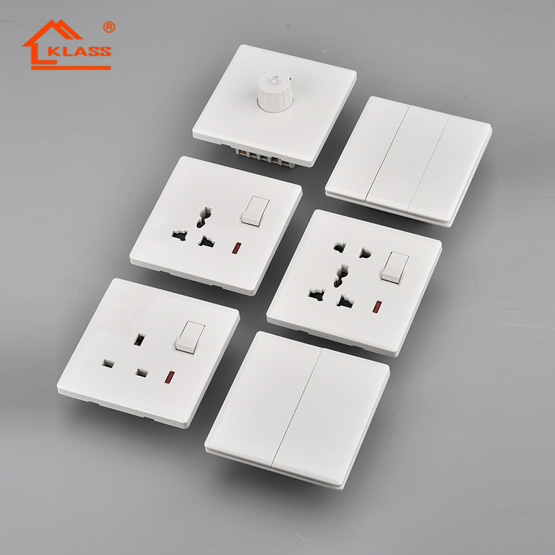 KLASS Super Slim Plate Luxury Design Light Switches and Sockets UK