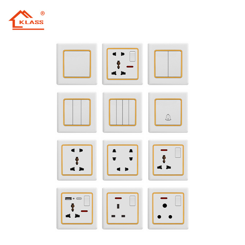 KLASS 86MM electrical wall switch socket blank plate light switch plate cover