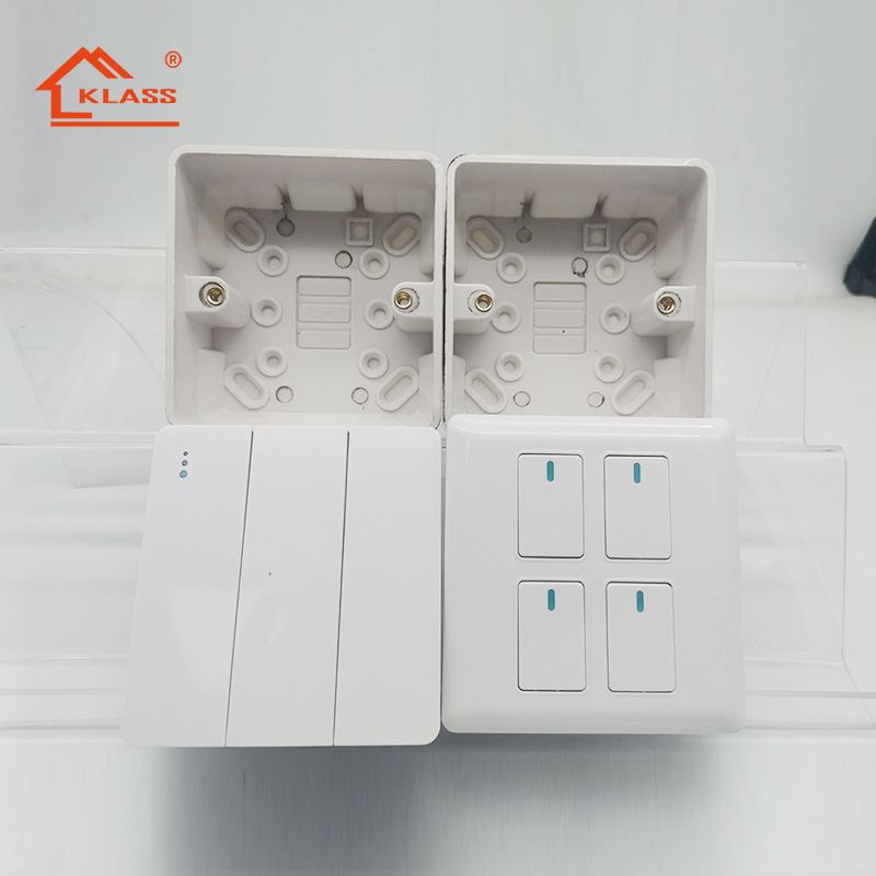 Pattresses Boxes BS Switch Flush Mount Electrical PVC junction wall switch box