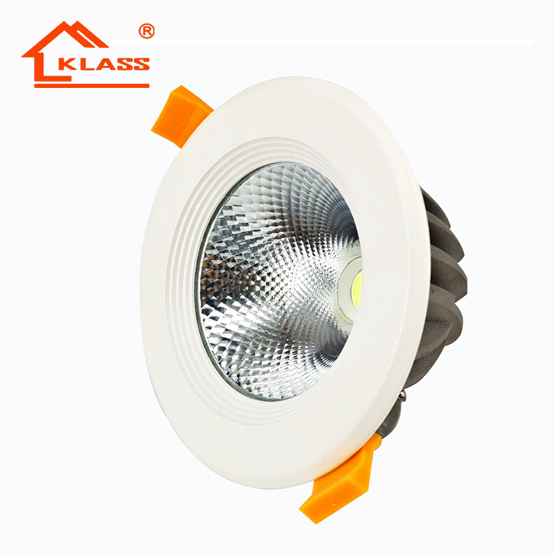 High lumen 60w cob downlight led recessed Casting aluminum and isolated driver