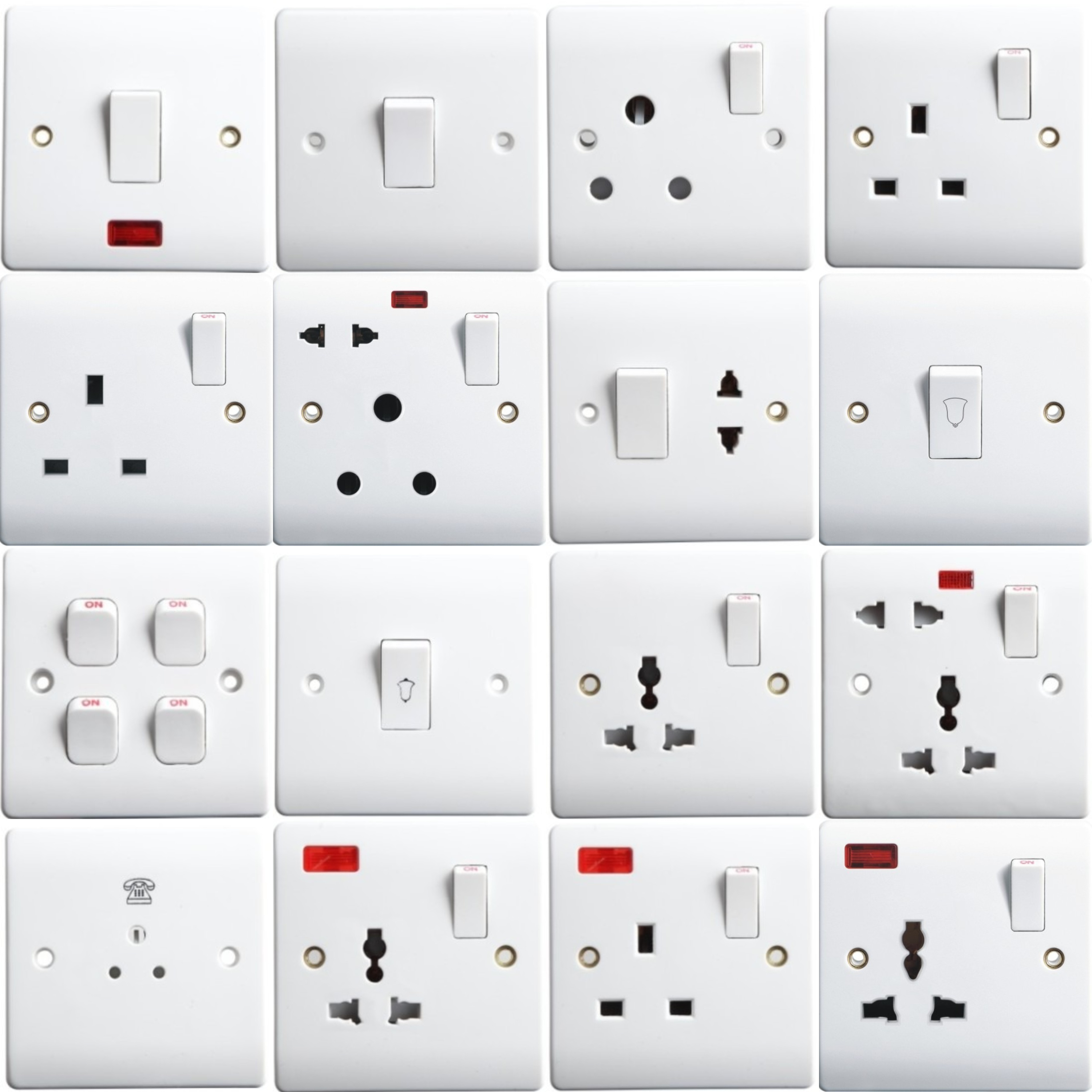 KLASS Bakelite British Range BS UK Standard Wall Switches electrical wall switch light switches and socket