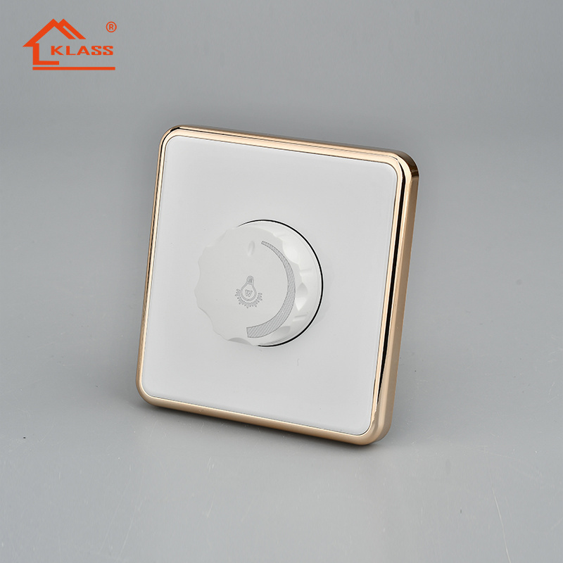 Wholesale pc golden Color 86*86mm Electric Switches And Sockets Wall Plate 10A 13a 16a Gang Electric Wall Switches For Home