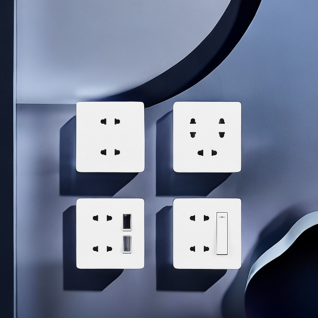 KLASS ks6 series UK BS 13amp light switch Qatar saudi arabia Yemen Kuwait electrical switches and sockets