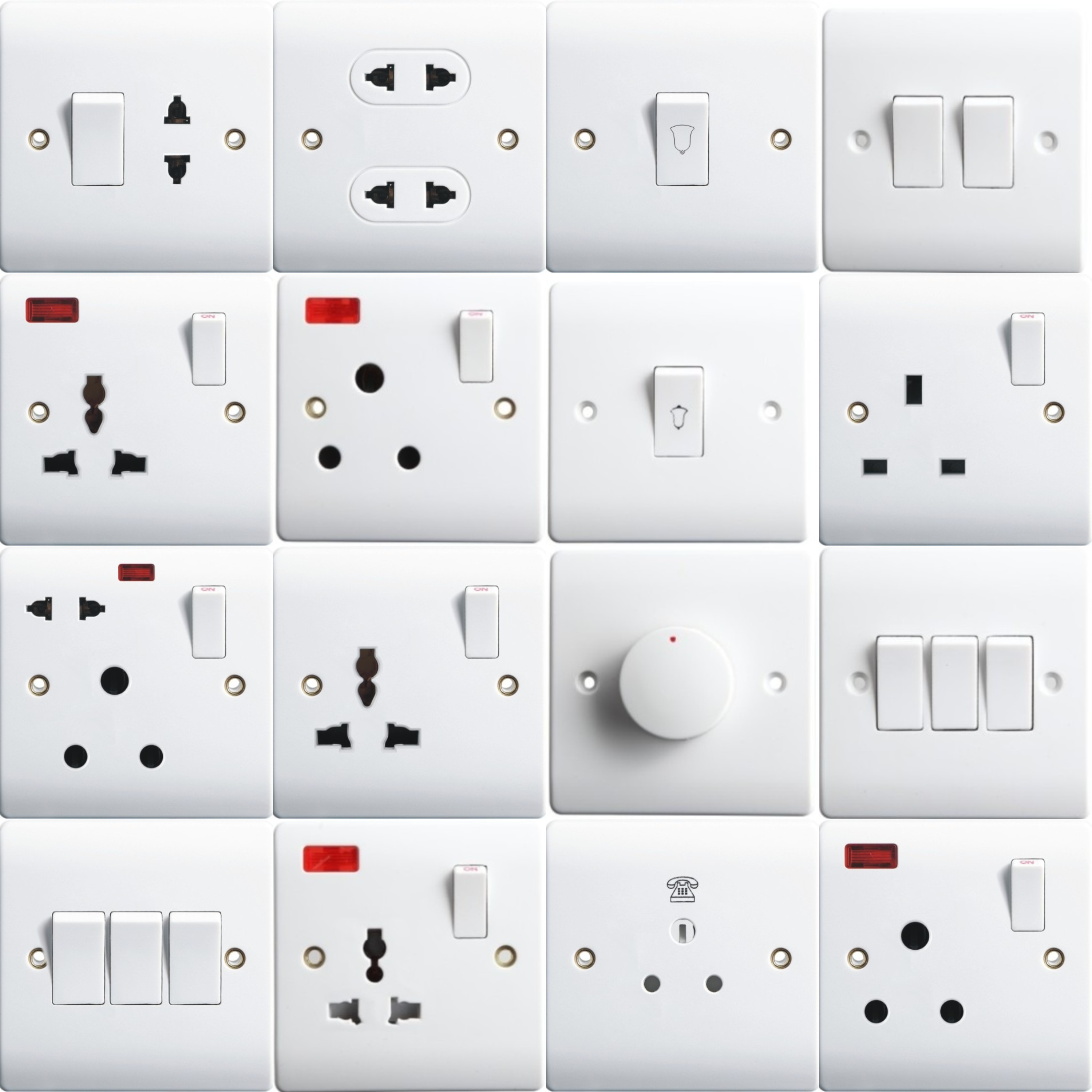 Factory price oem on off light switch 2gang 1way surface mounted wall switch light 2gang 2 way switch and socket