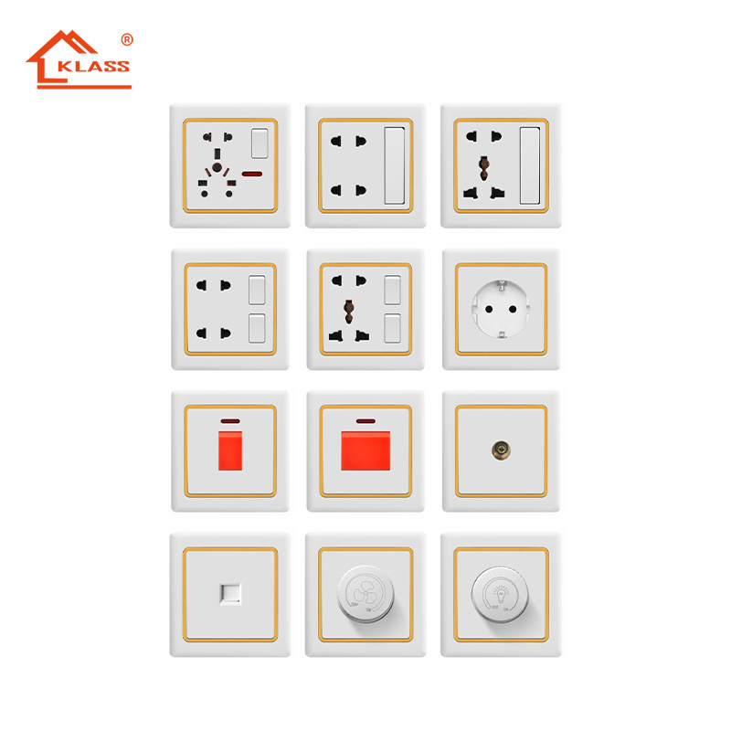 KLASS 86MM electrical wall switch socket blank plate light switch plate cover