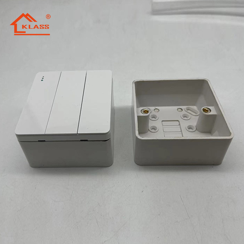 Pattresses Boxes BS Switch Flush Mount Electrical PVC junction wall switch box