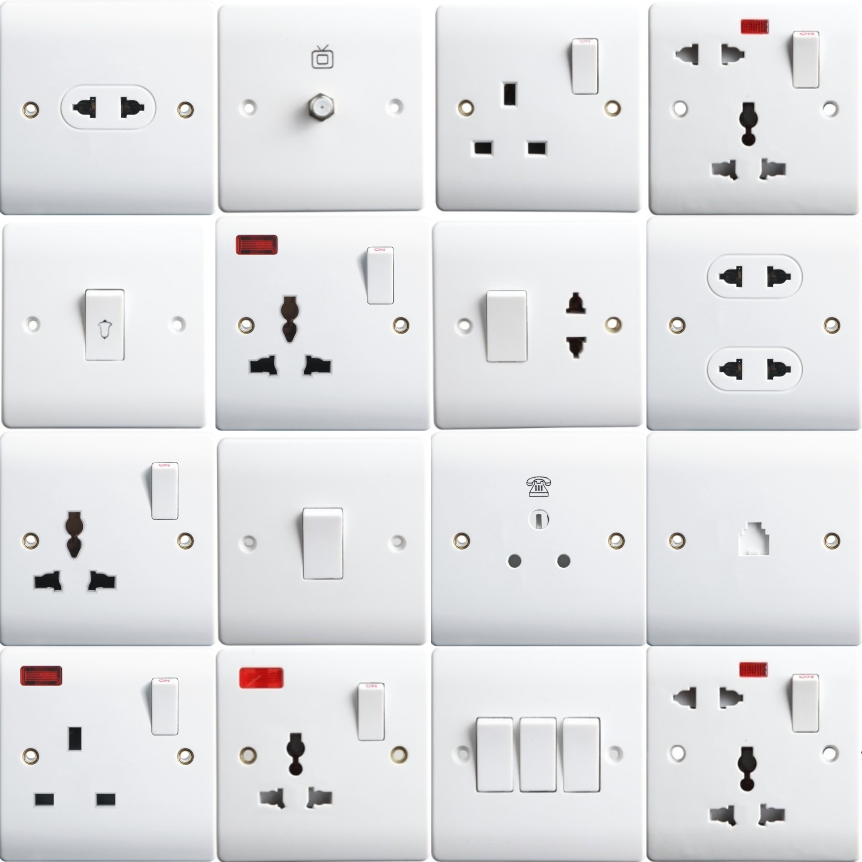 KLASS Bakelite British Range BS UK Standard Wall Switches electrical wall switch light switches and socket