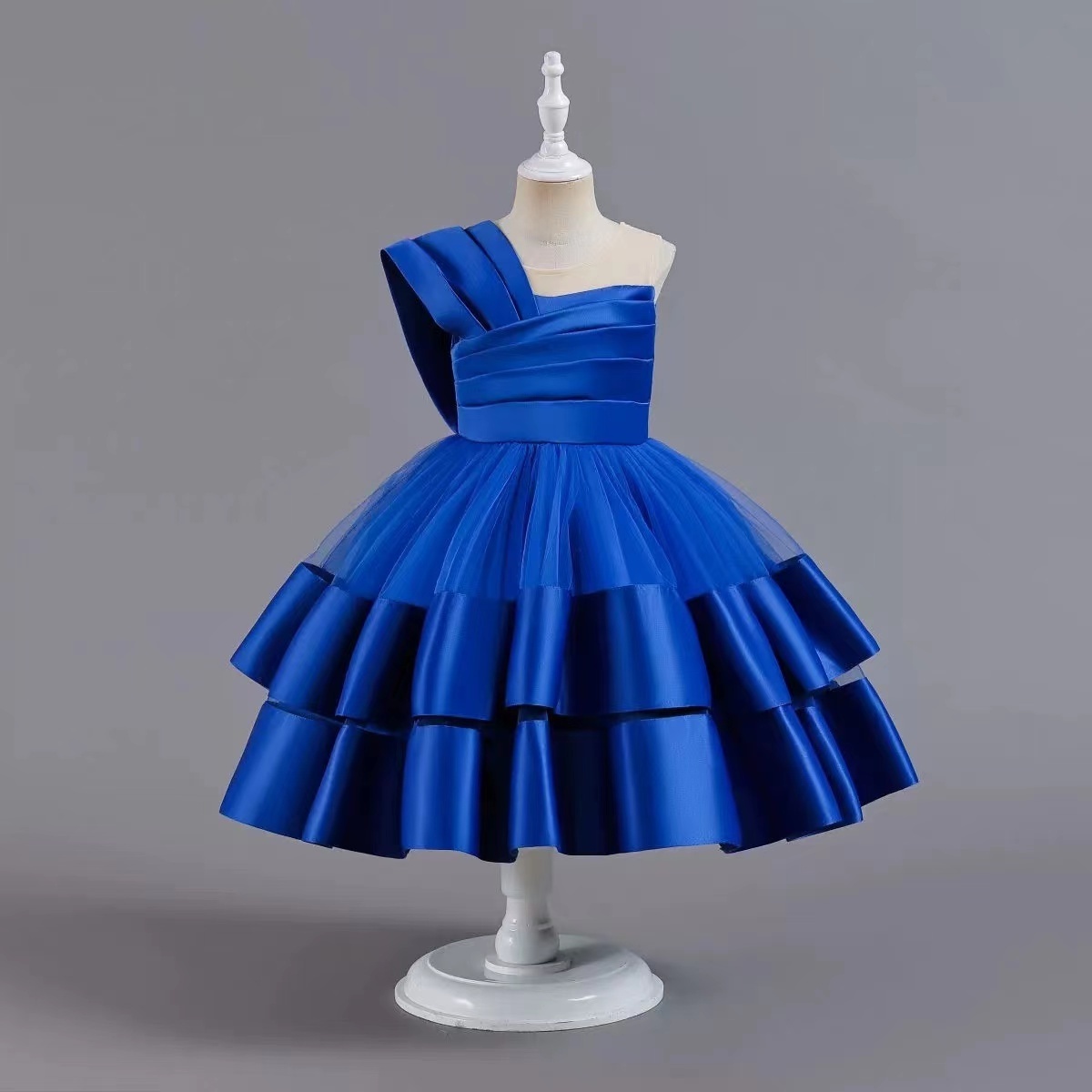 Conyson Toddler Light Up Children's Fancy Frocks Designs Tulle Flower Weeding Party Sleeveless Baby Girl Princess Dress