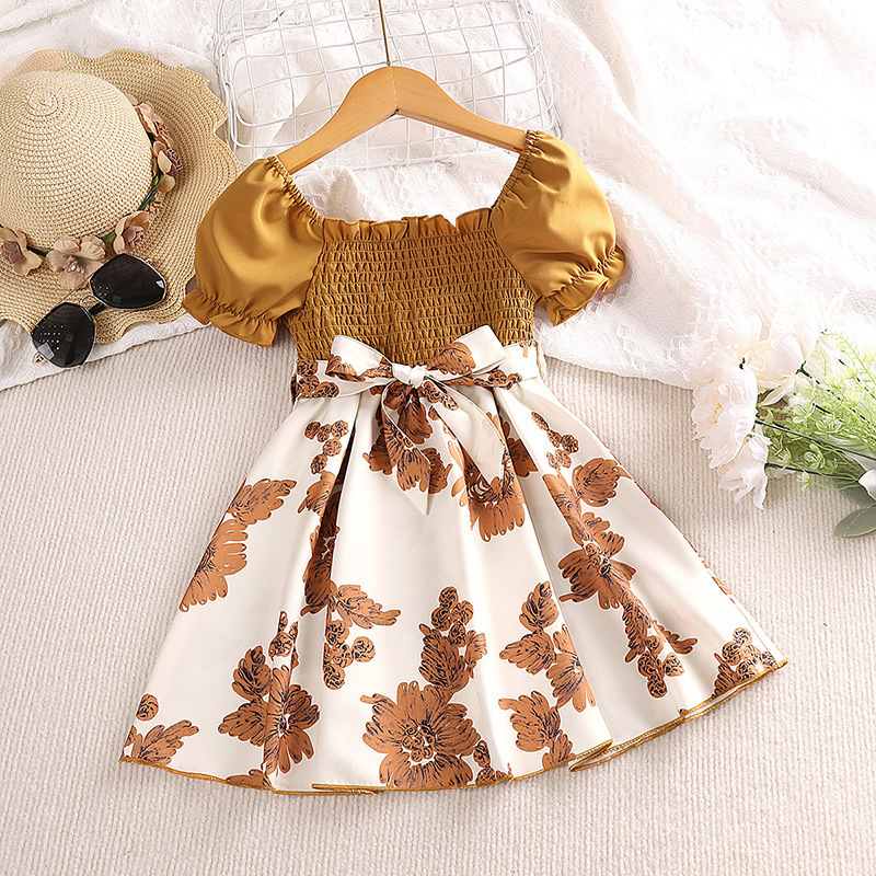 Conyson high quality Wedding Frock Baby Kids Girls Birthday Party Princess Gown Wear children Clothing wholesale clothes Dress