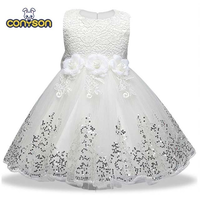 European Style Children Clothing Girl Wedding Dress Kids Lovely Birthday Party Tutu Dresses For Girls Sleeveless