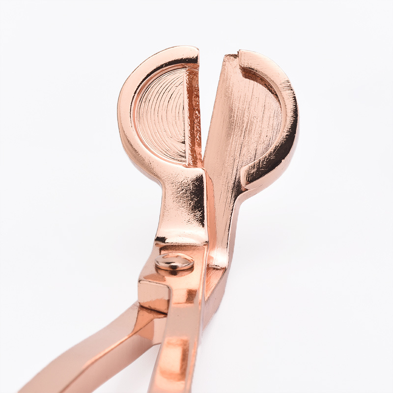 Candle Wick Dipper Oil Trimmer Snuffer Extinguish Trim Scissor Cutter Tool Wick Trimming Scissors Rose gold