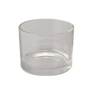 Hot Sale 12oz Clear Glass Candle Jars With Lids 3 wick