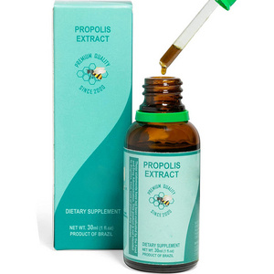 OEM/ODM/OBM Organic Dietary Supplements Bee Propolis Extract Propolis Liquid Drops Rich Flavonoids Boosting Immune System