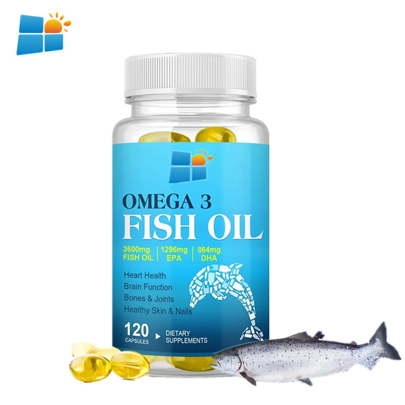 OEM/ODM/OBM Halal Deep Sea Fish Oil Supplements Soft Capsule Omega 3 18/12 Omega 3 Fish Oil Capsules Enhancement Of Immunity