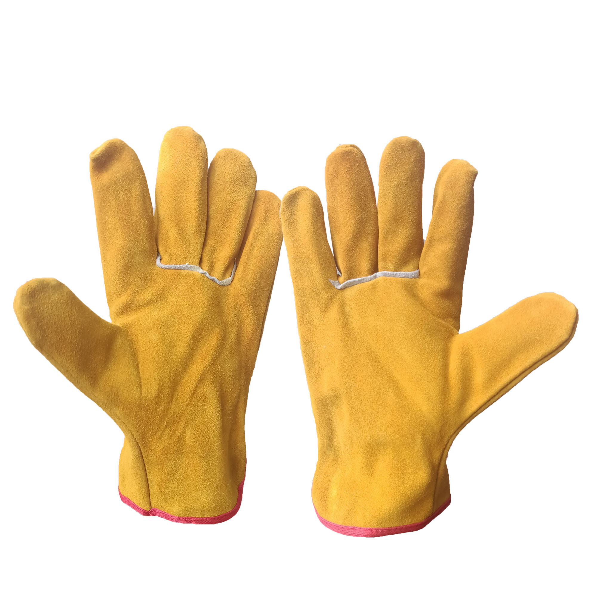 Personal Protection Driver Gloves Made of Goat grain leather elastic shirred keystone thumb Driving Gloves