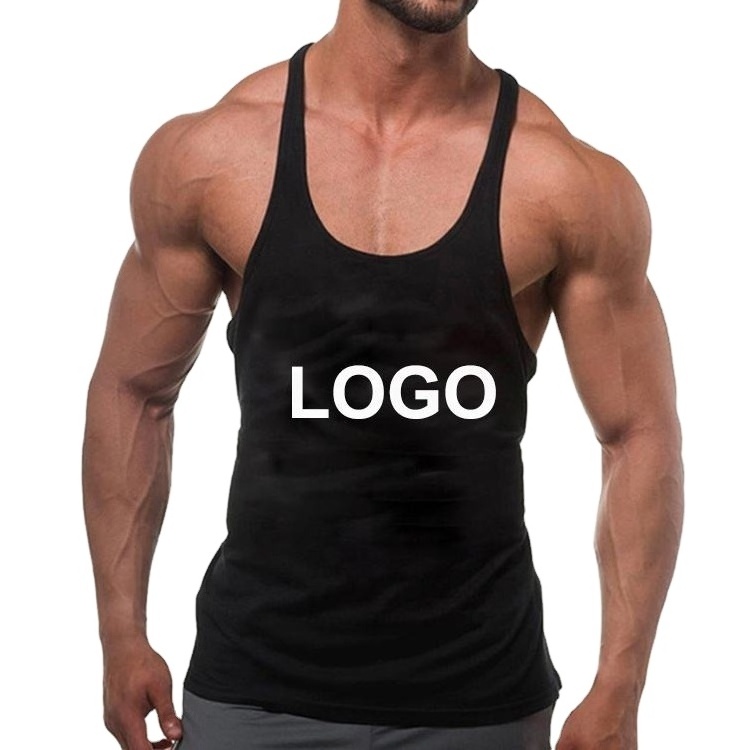 New Design Bamboo Mens Gym Tank Top Fitness Sport Wear Workout Tank Top Quick Dry Men's Vests