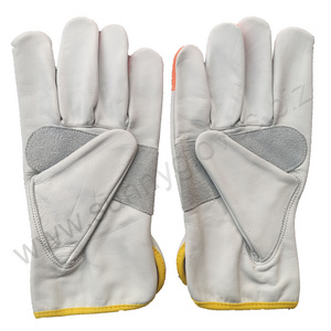 New Arrival General Purpose Perfect for Indoor and Outdoor Use Full Leather Palm for Added Durability Leather Work Driver Gloves