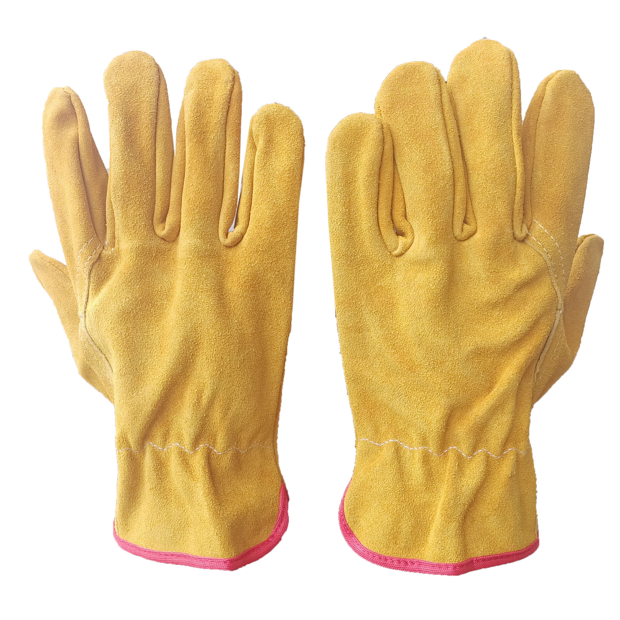 Personal Protection Driver Gloves Made of Goat grain leather elastic shirred keystone thumb Driving Gloves