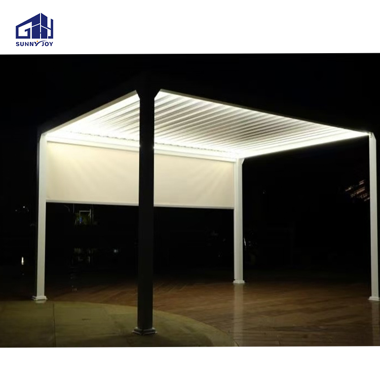 Sunnyjoy Louvered Pergola Canopy & Gazebo & Pergola Aluminium Outdoor