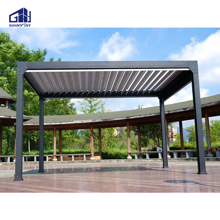 Sunnyjoy Louvered Pergola Canopy & Gazebo & Pergola Aluminium Outdoor