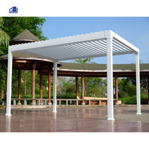 Sunnyjoy Louvered Pergola Canopy & Gazebo & Pergola Aluminium Outdoor